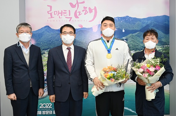 남해군청 복싱선수단 김도현 선수, 전국체육대회 금메달