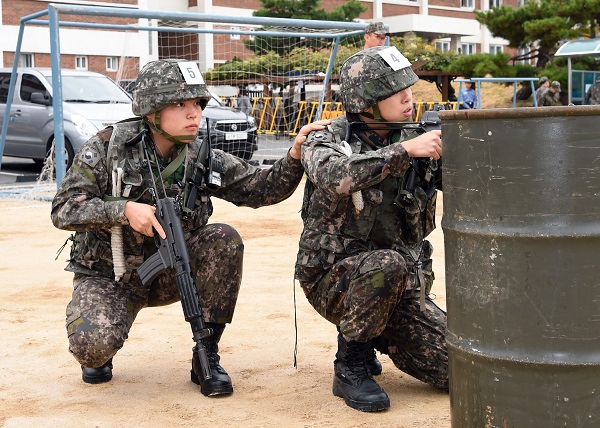 해군 후반기 경계헌병 전투기량 경연대회 열려